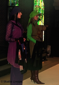 paarse en groene set vrouwentoga Hoogeveen