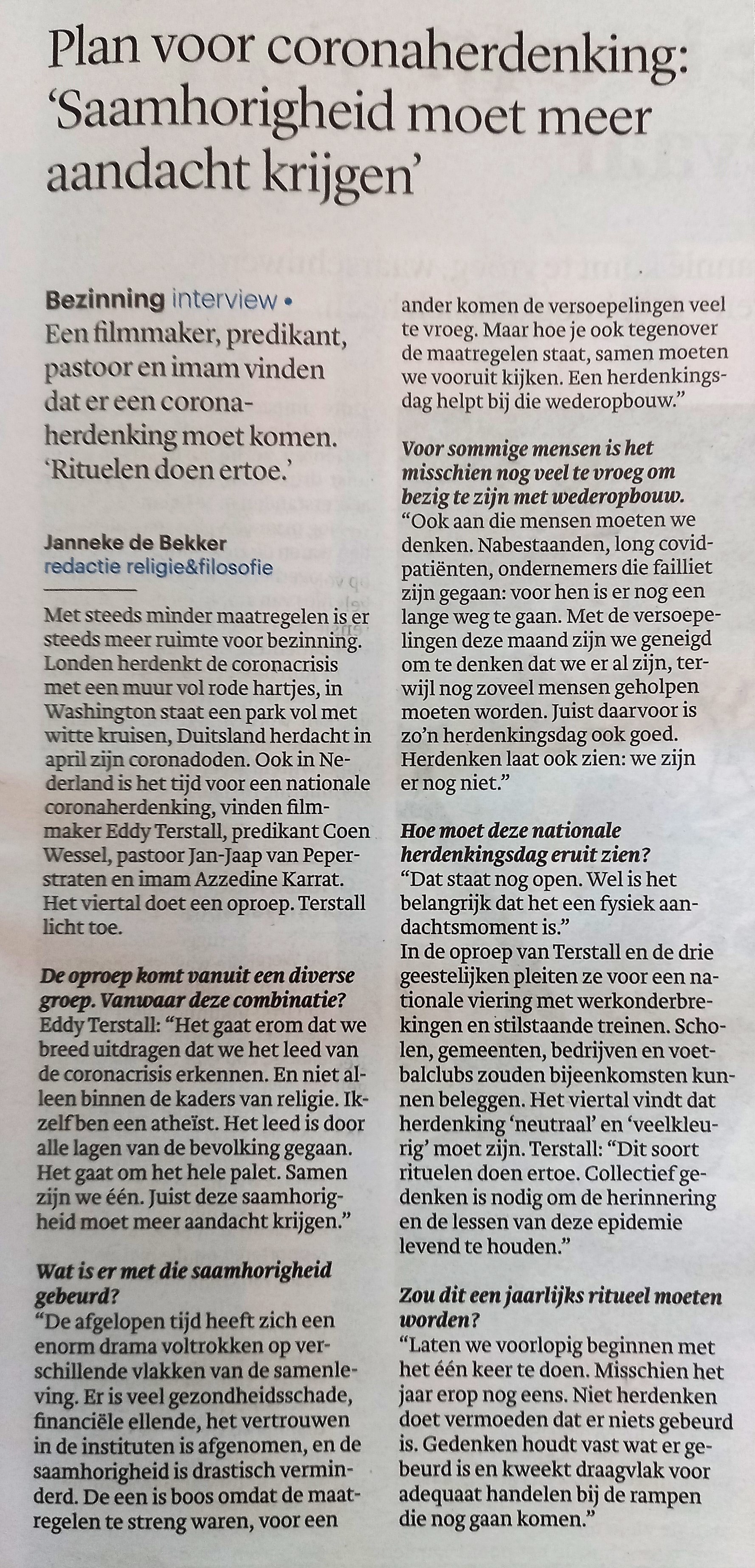 TrouwCoronaherdenking
