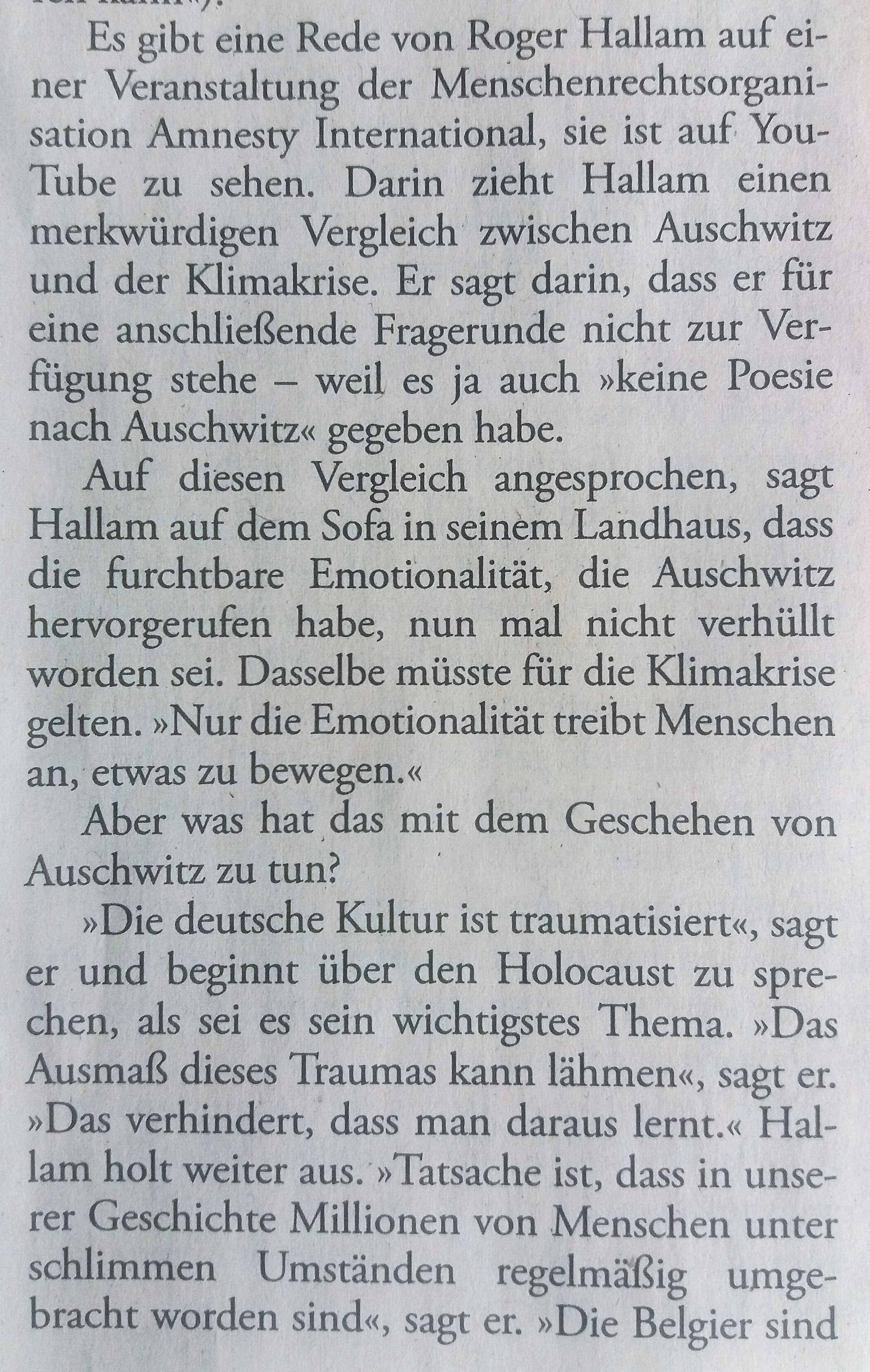 Roger Hallam Die Zeit