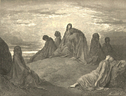 Jefta dochter beweend