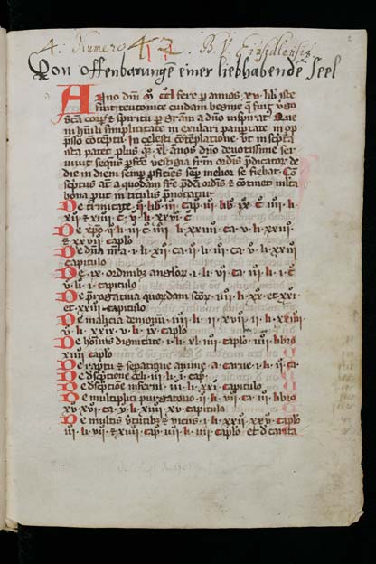 Handschrift Mechthild von Magdeburg