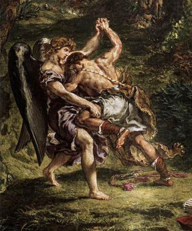 jacob worstelt met engel